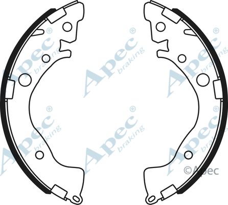 APEC BRAKING Piduriklotside komplekt SHU794